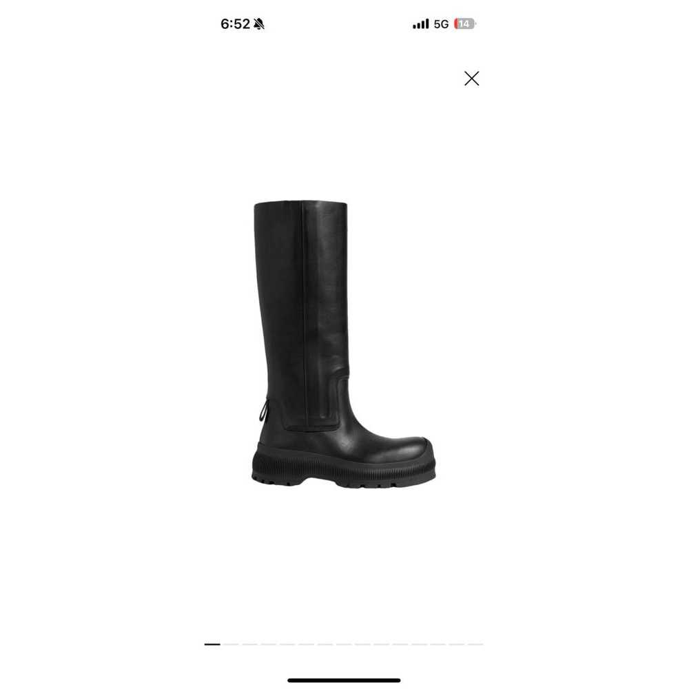 Jil Sander Leather snow boots - image 10