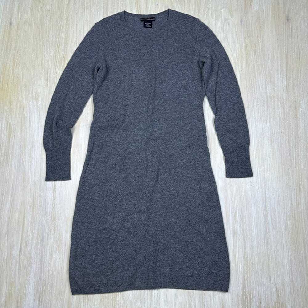 Sofiacashmere Gray 100% Cashmere Long Sleeve Soft… - image 1