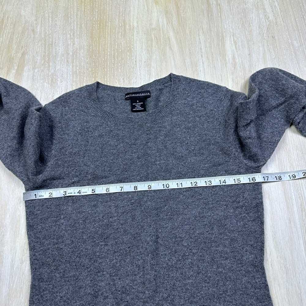 Sofiacashmere Gray 100% Cashmere Long Sleeve Soft… - image 9