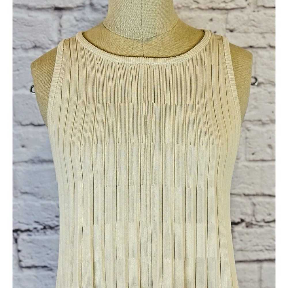 English Factory Ivory Knit Pleated A Line Short M… - image 6