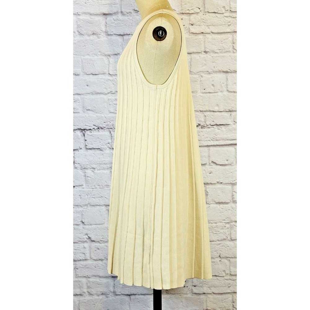 English Factory Ivory Knit Pleated A Line Short M… - image 8