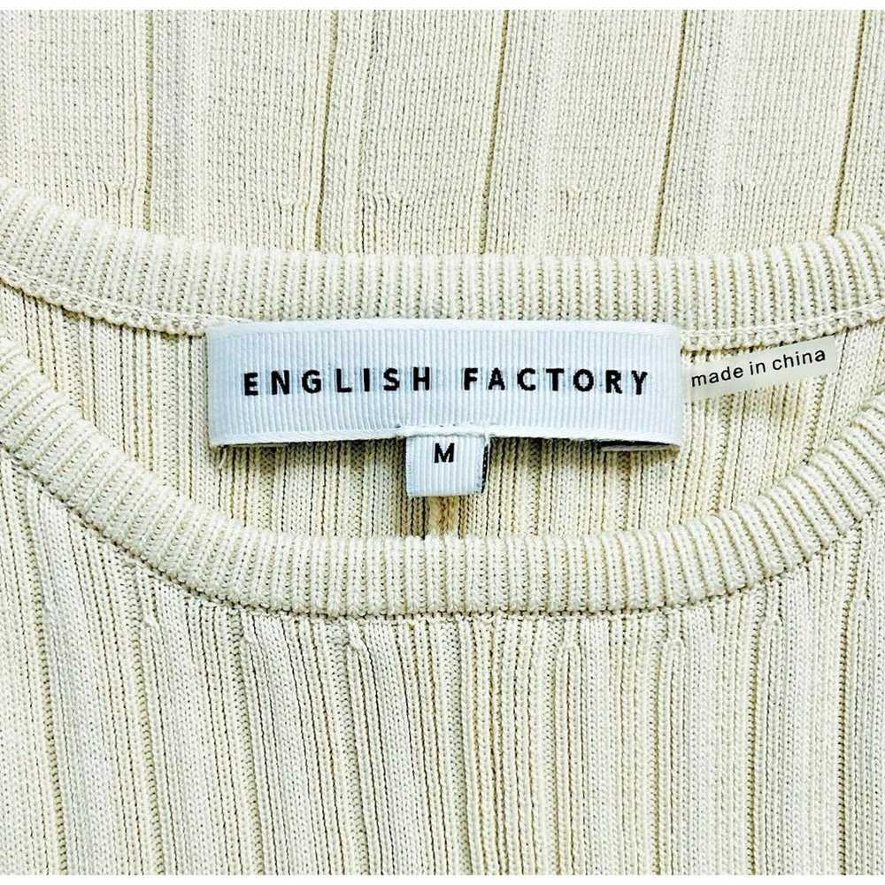 English Factory Ivory Knit Pleated A Line Short M… - image 9