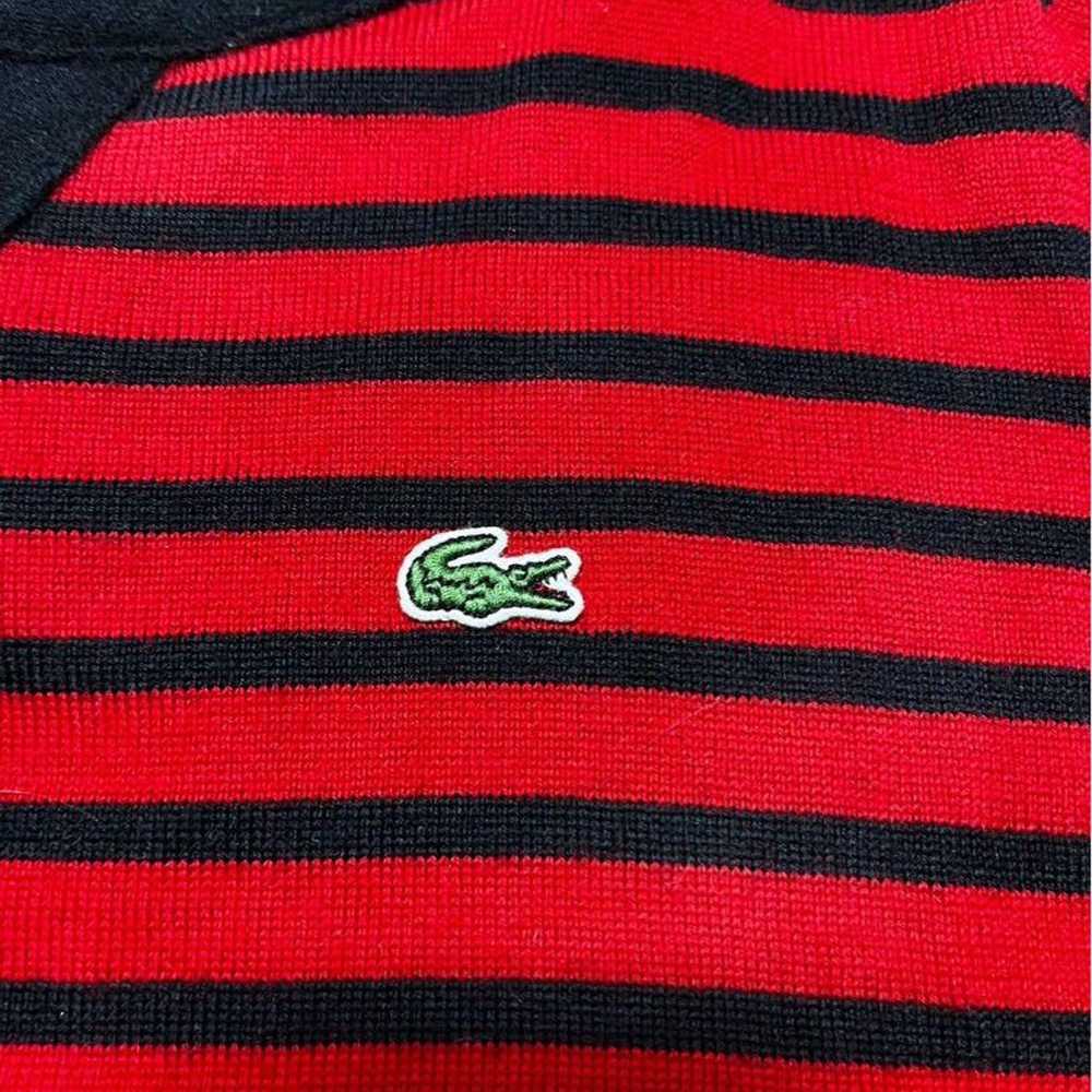 Excellent condition ◎ Lacoste ladies' knit stripe… - image 7