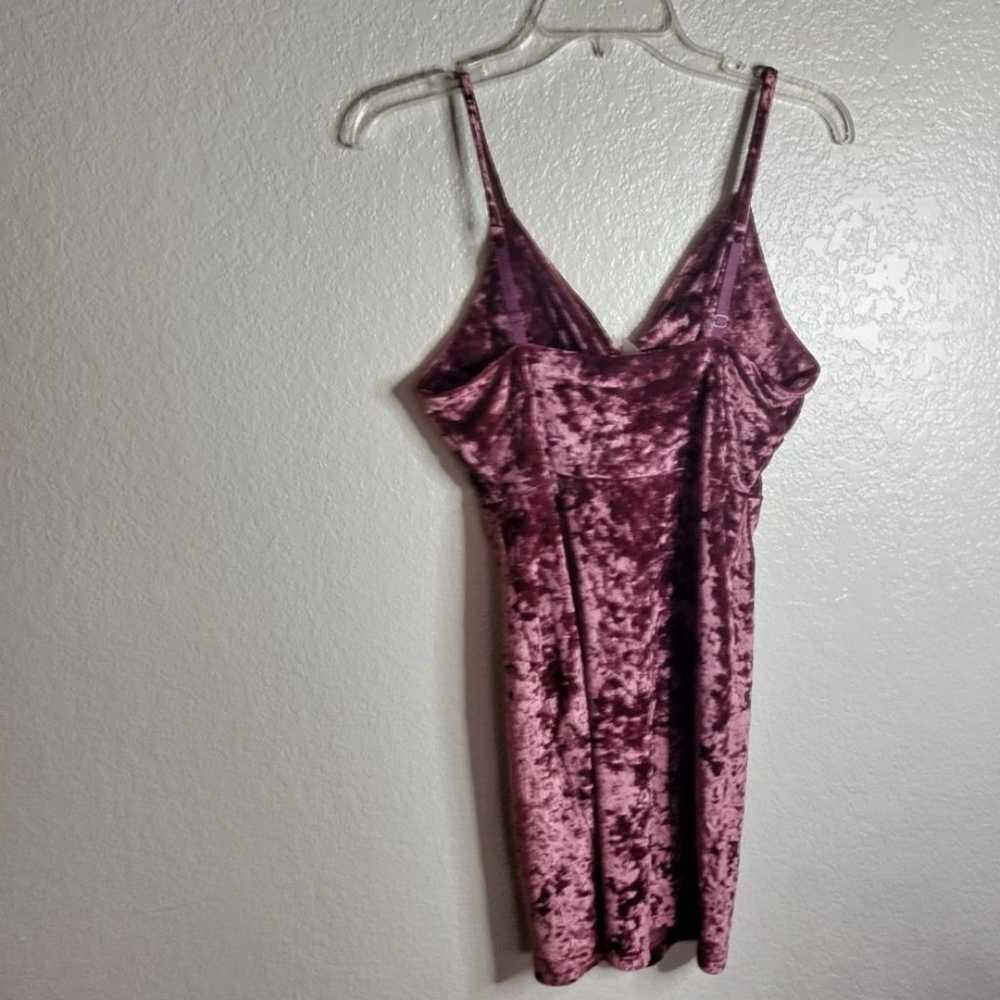 Free People Come Together Bodycon Velvet Slip Dre… - image 7