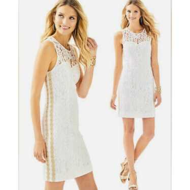 Lilly Pulitzer Mila white lace dress