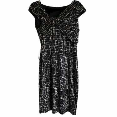 David Meister Geometric Pattern Dress - image 1