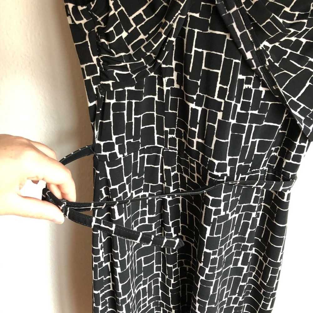 David Meister Geometric Pattern Dress - image 3