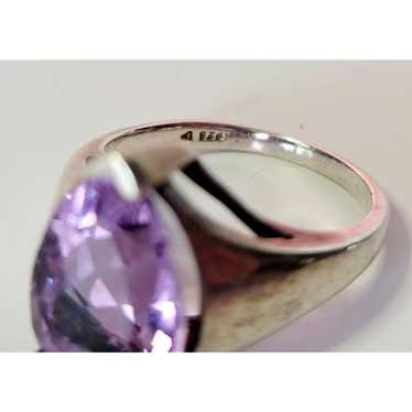 Sterling Silver Ring amethyst