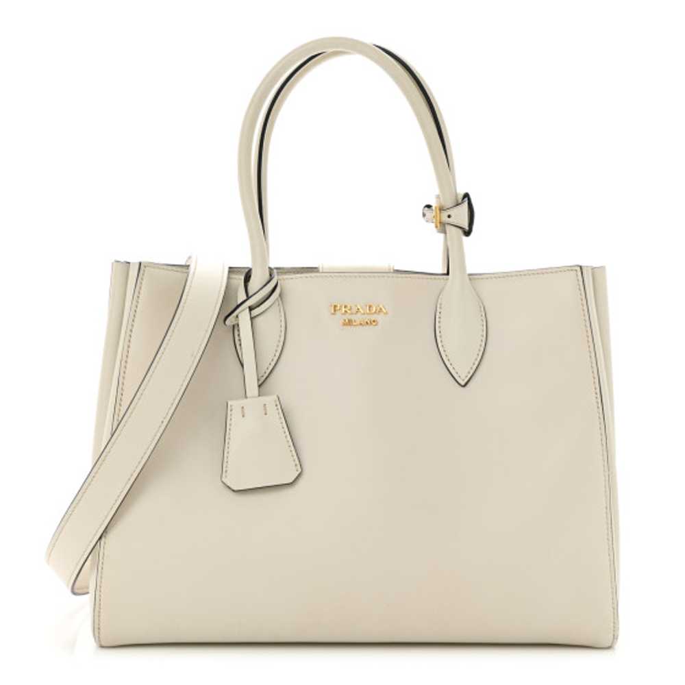 PRADA City Calfskin Medium Colorblock Bibliothequ… - image 1