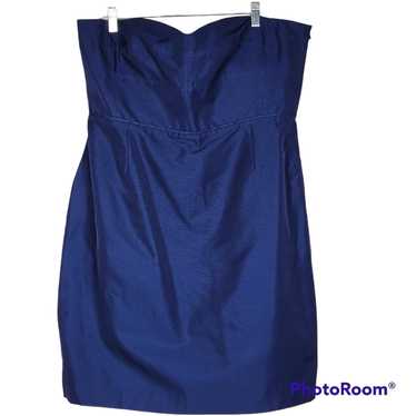 J. Crew Navy Rory Strapless Dress SZ 20 NWOT