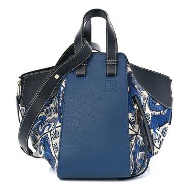 LOEWE Small Hammock Shoulder Bag Blue