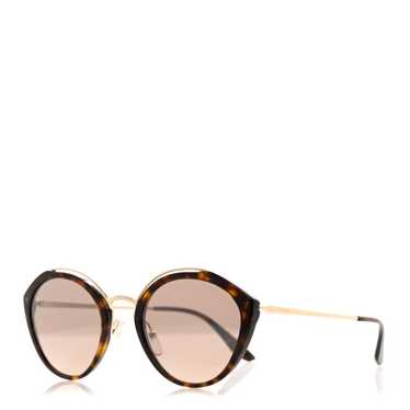 PRADA Acetate Round Sunglasses SPR 18U Tortoise