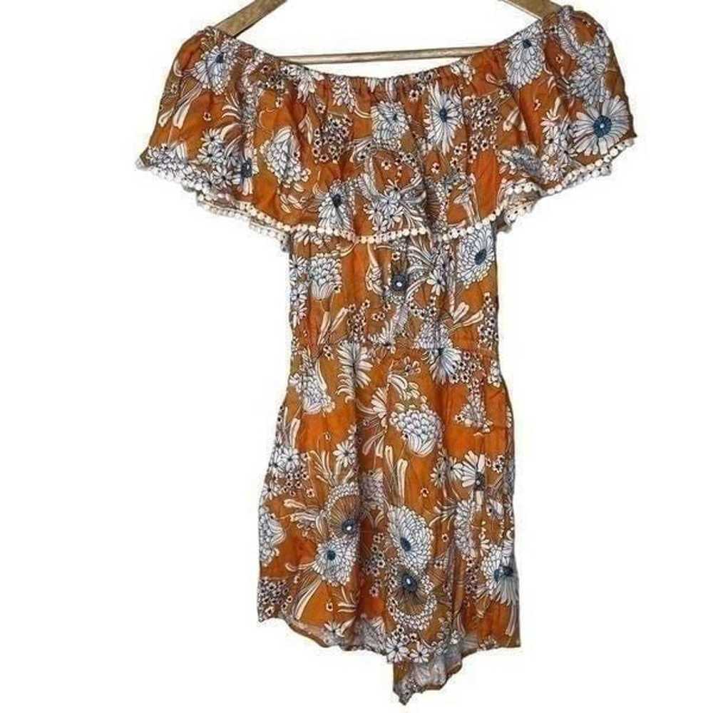 NWT Made by MinkPink 70’s Floral Playsuit Romper - image 2