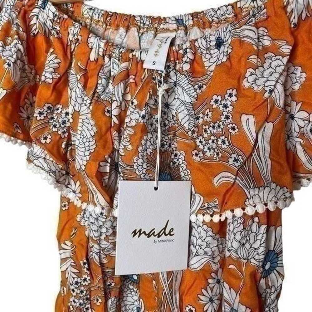 NWT Made by MinkPink 70’s Floral Playsuit Romper - image 3