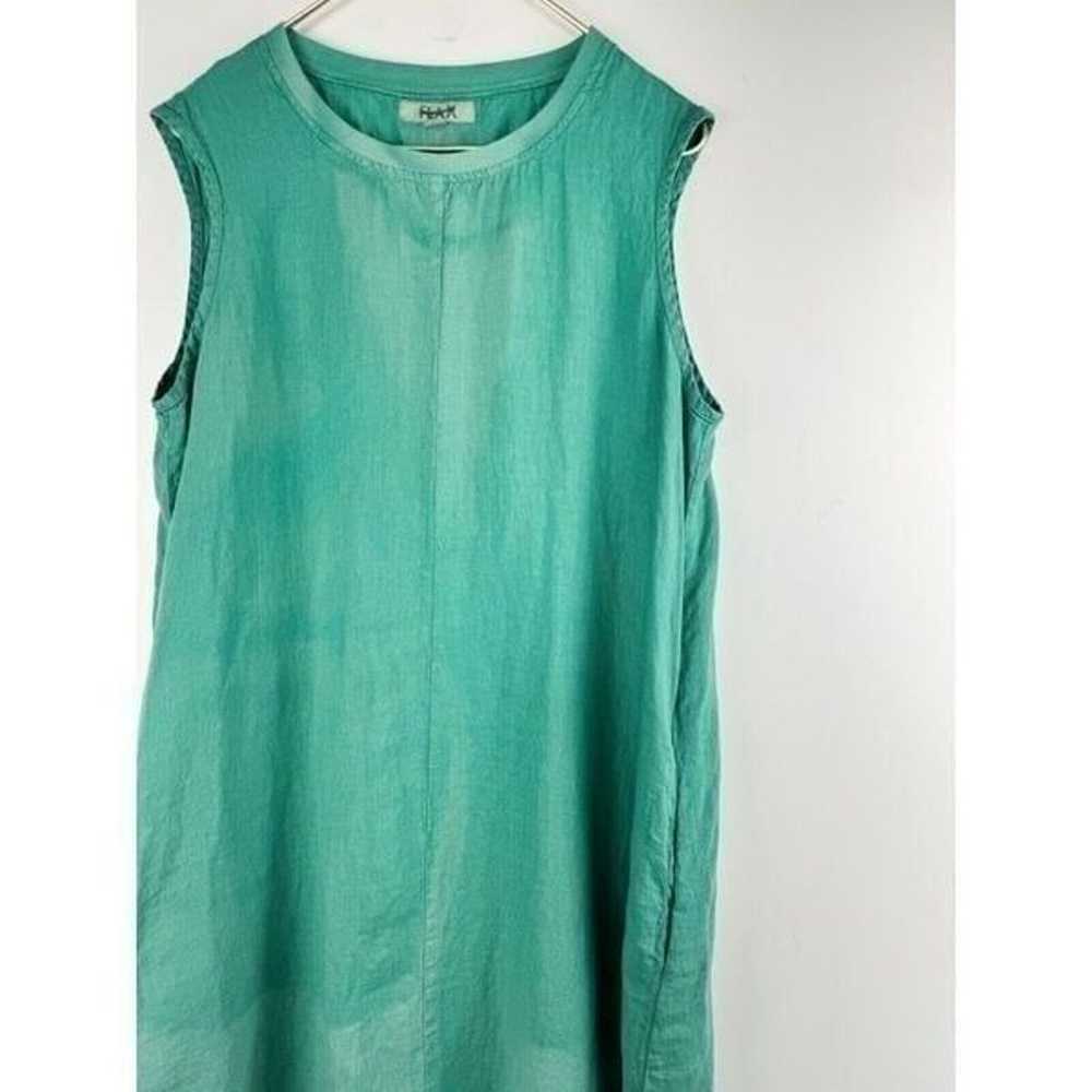 Flax spearmint High Line Dress Linen Maxi Dress W… - image 3