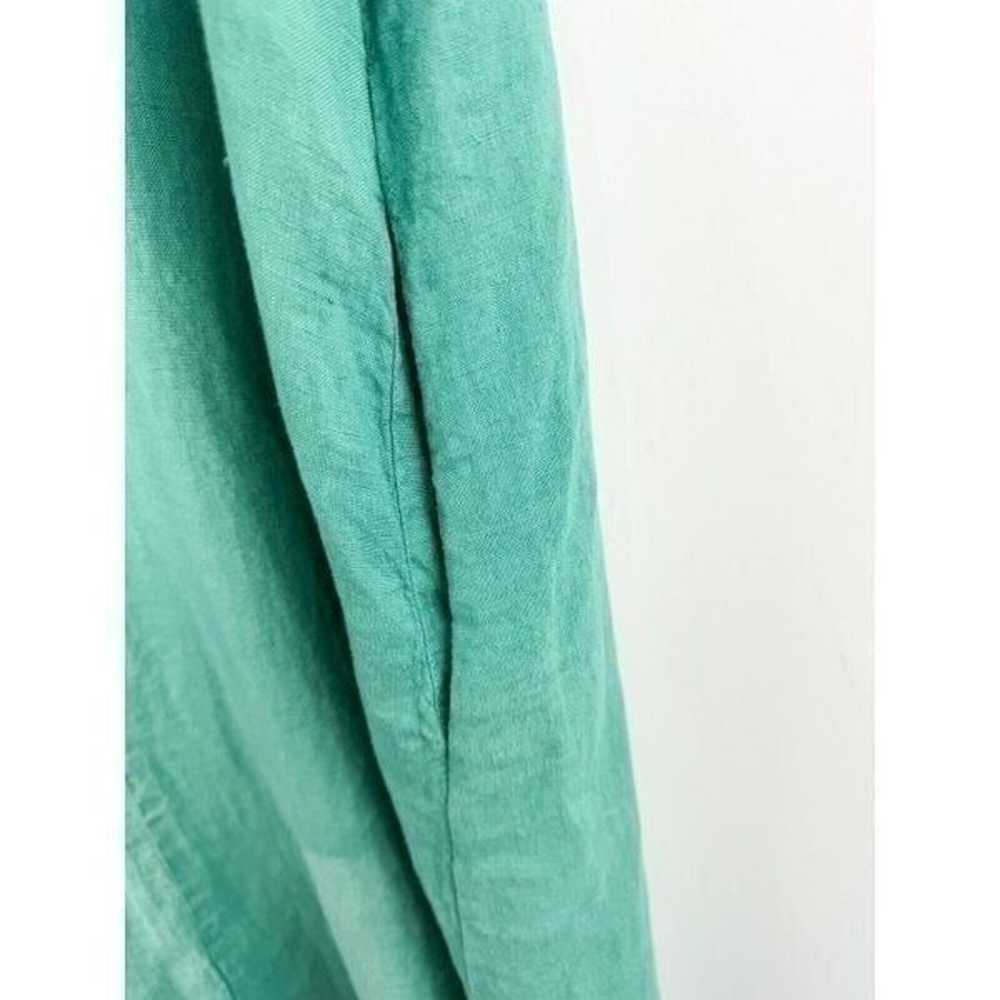 Flax spearmint High Line Dress Linen Maxi Dress W… - image 4