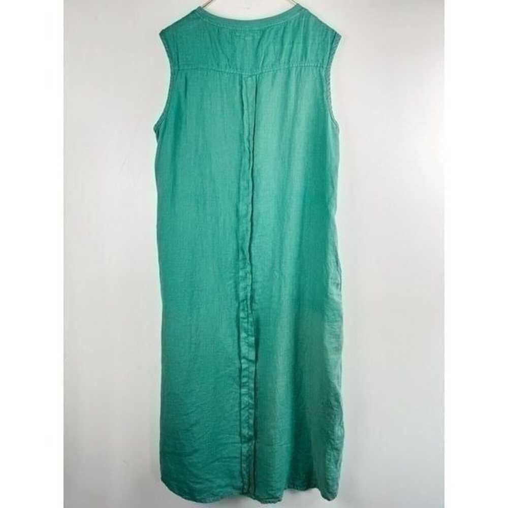 Flax spearmint High Line Dress Linen Maxi Dress W… - image 7