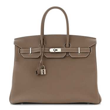 HERMES Togo Birkin 35 Etoupe