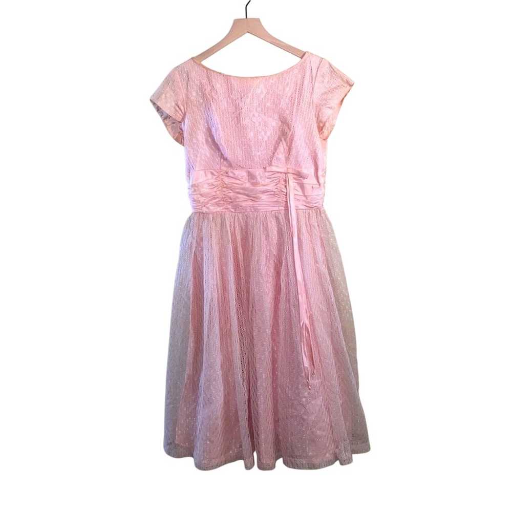 VNTG 1960’s pretty pink party dress - image 1