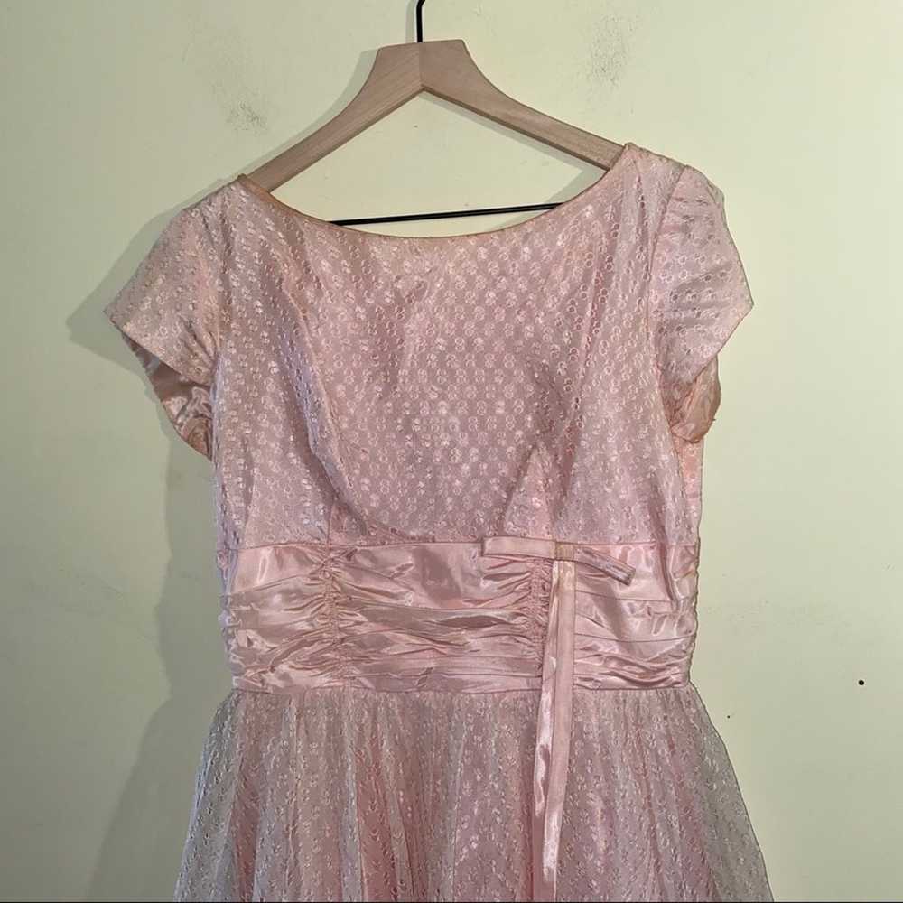 VNTG 1960’s pretty pink party dress - image 6