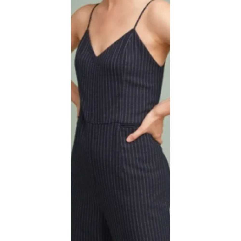 ANTHROPOLOGIE Pinstripe Essential Jumpsuit Pantsu… - image 3