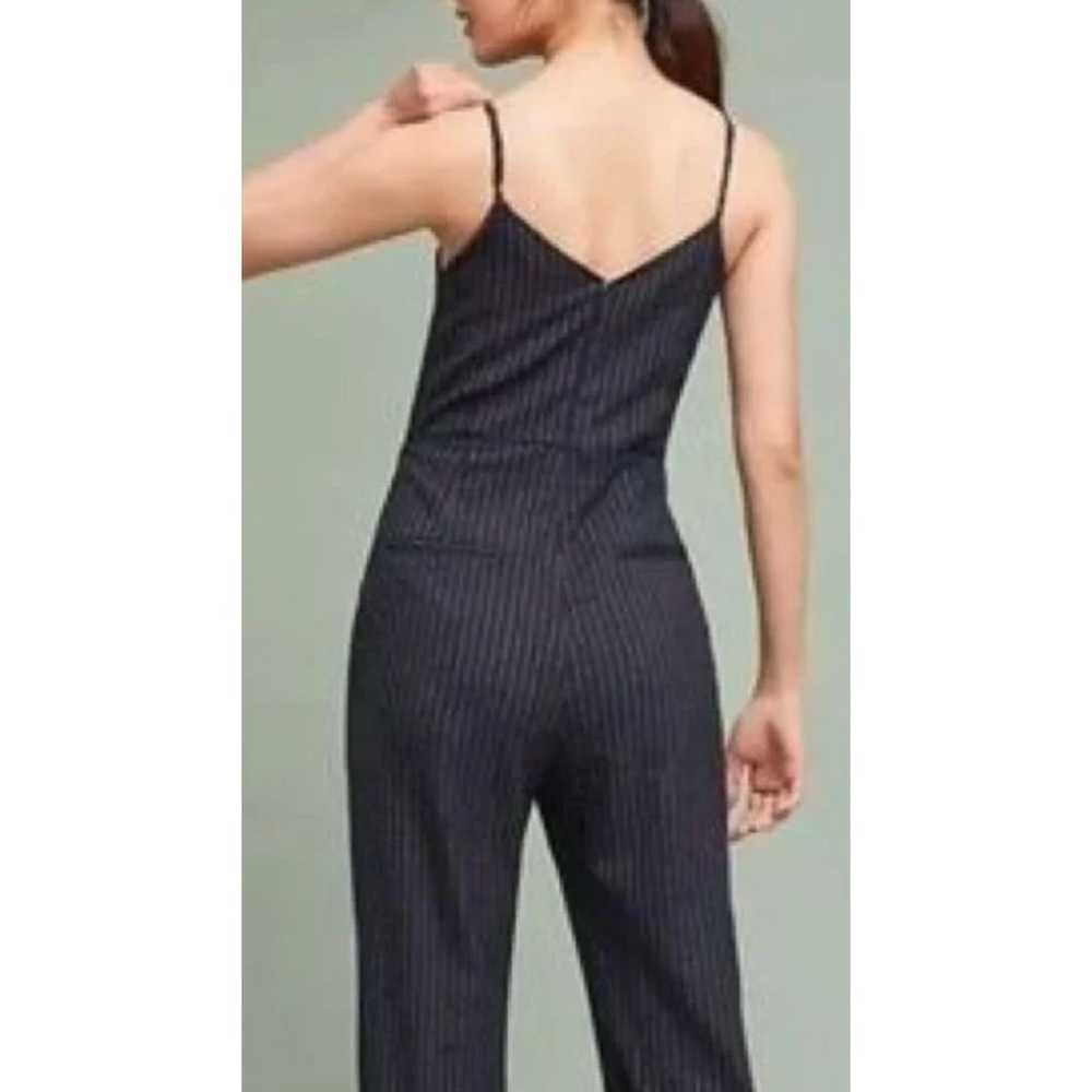 ANTHROPOLOGIE Pinstripe Essential Jumpsuit Pantsu… - image 8