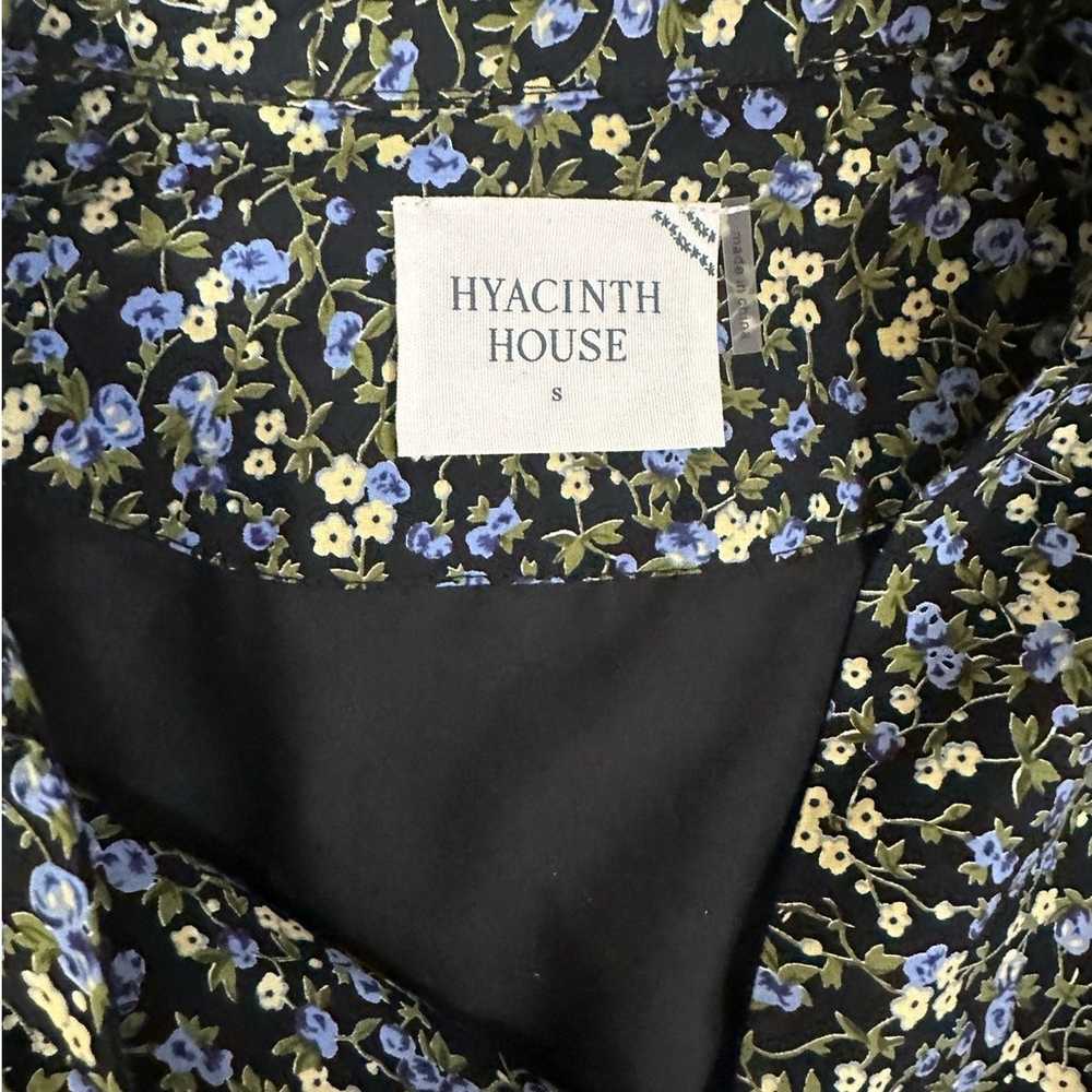 Hyacinth House Black Floral Belle Cotton Mini Dre… - image 5