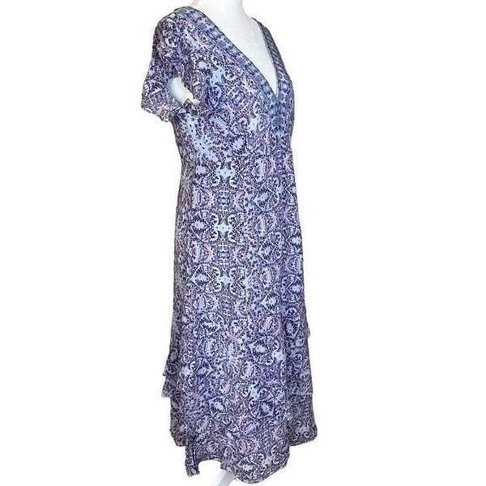 Nanette Lepore Abstract Dress in Blue 12 Womens S… - image 5