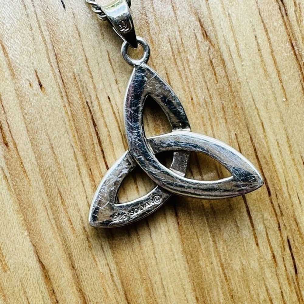 Vintage Solvar Pendant Necklace CELTIC Irish Ster… - image 8