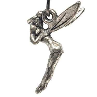 Disney Tinker Bell Necklace Sterling Silver Vintag