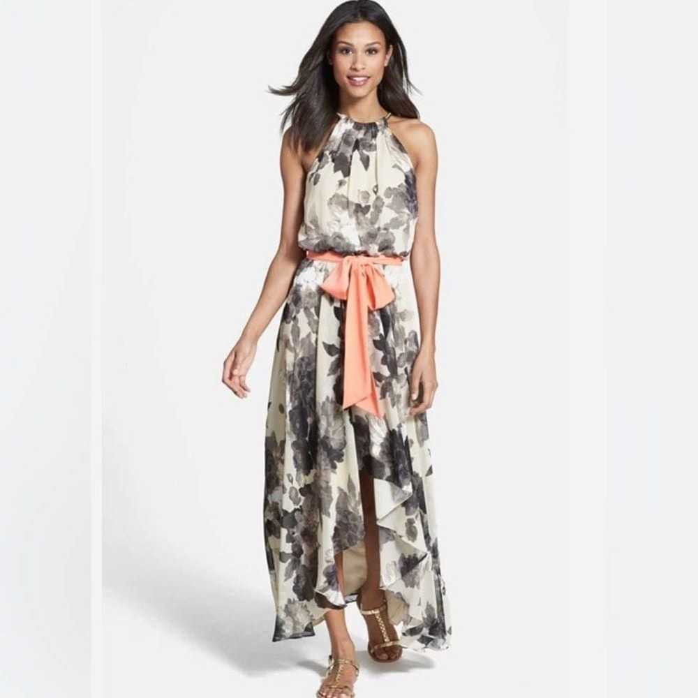 Eliza J Floral Print Maxi Dress Cream/Black with … - image 2