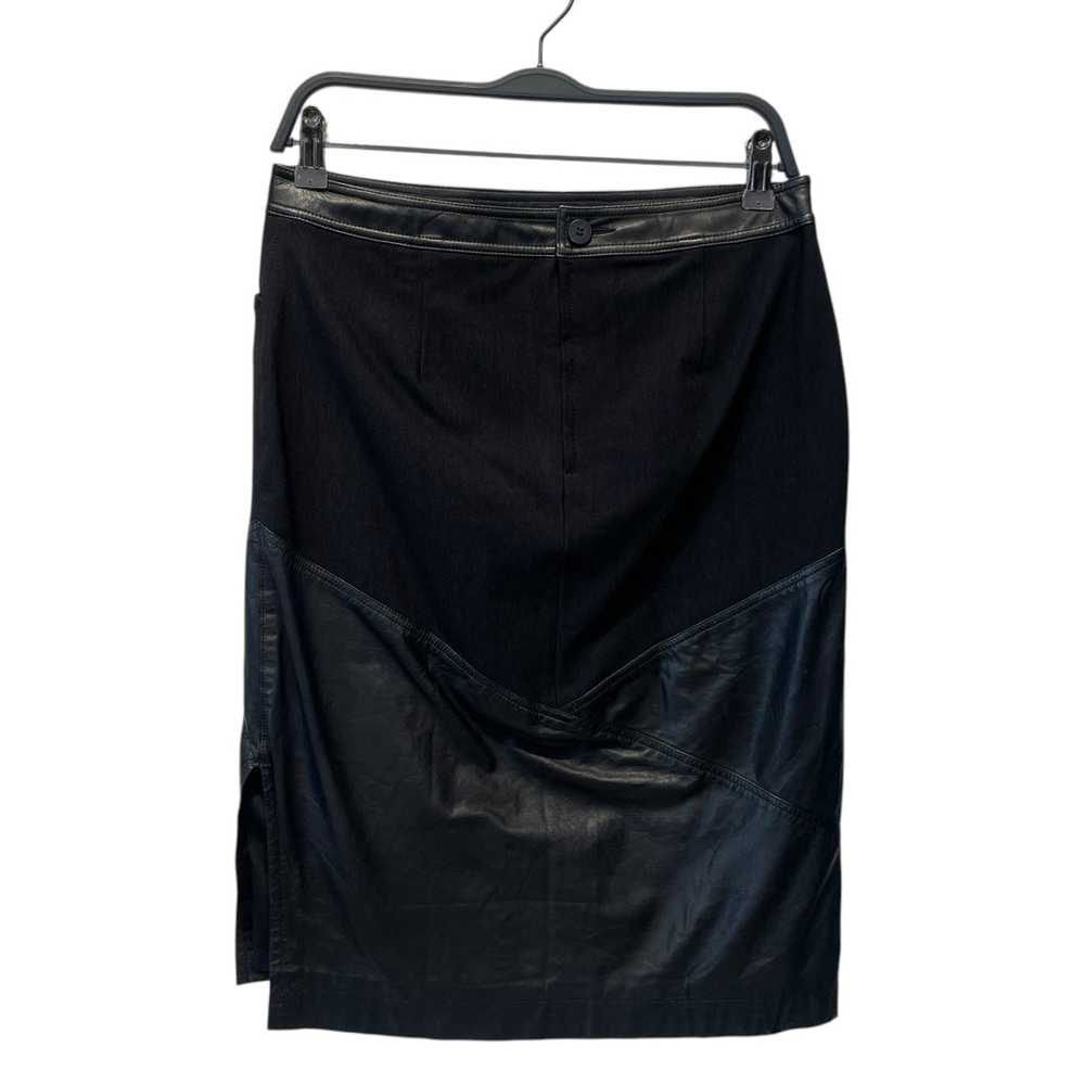 ISSEY MIYAKE/Skirt/3/Leather/BLK/ - image 2