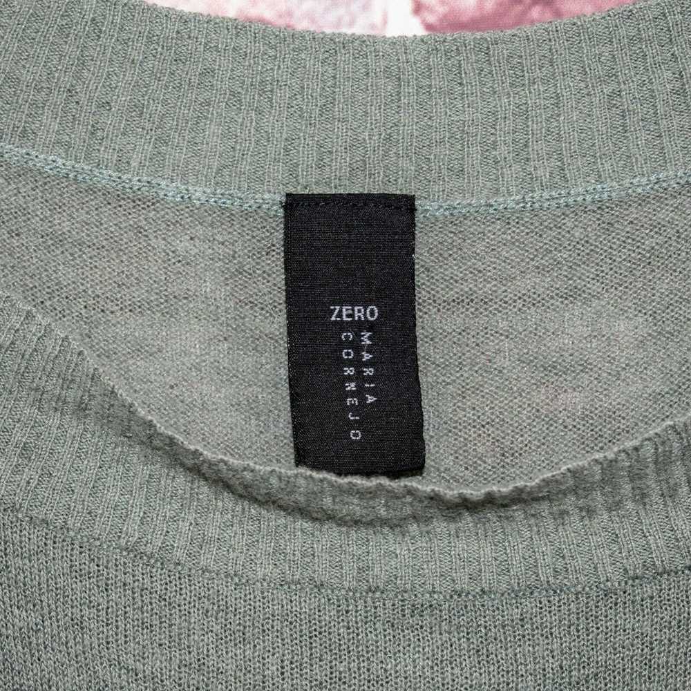 ZERO + MARIA CORNEJO Women's Knit Dress Green Lin… - image 2