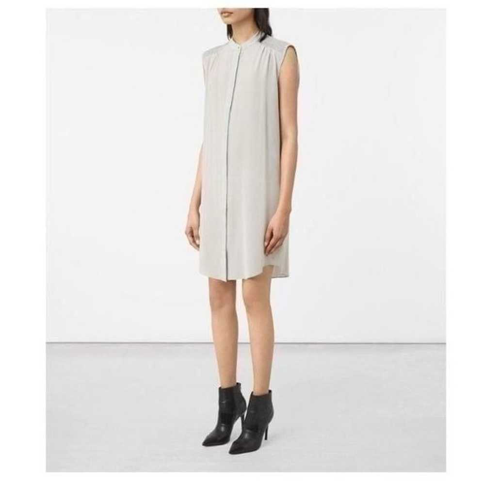 All Saints 100% Silk Sirius Dress - image 1