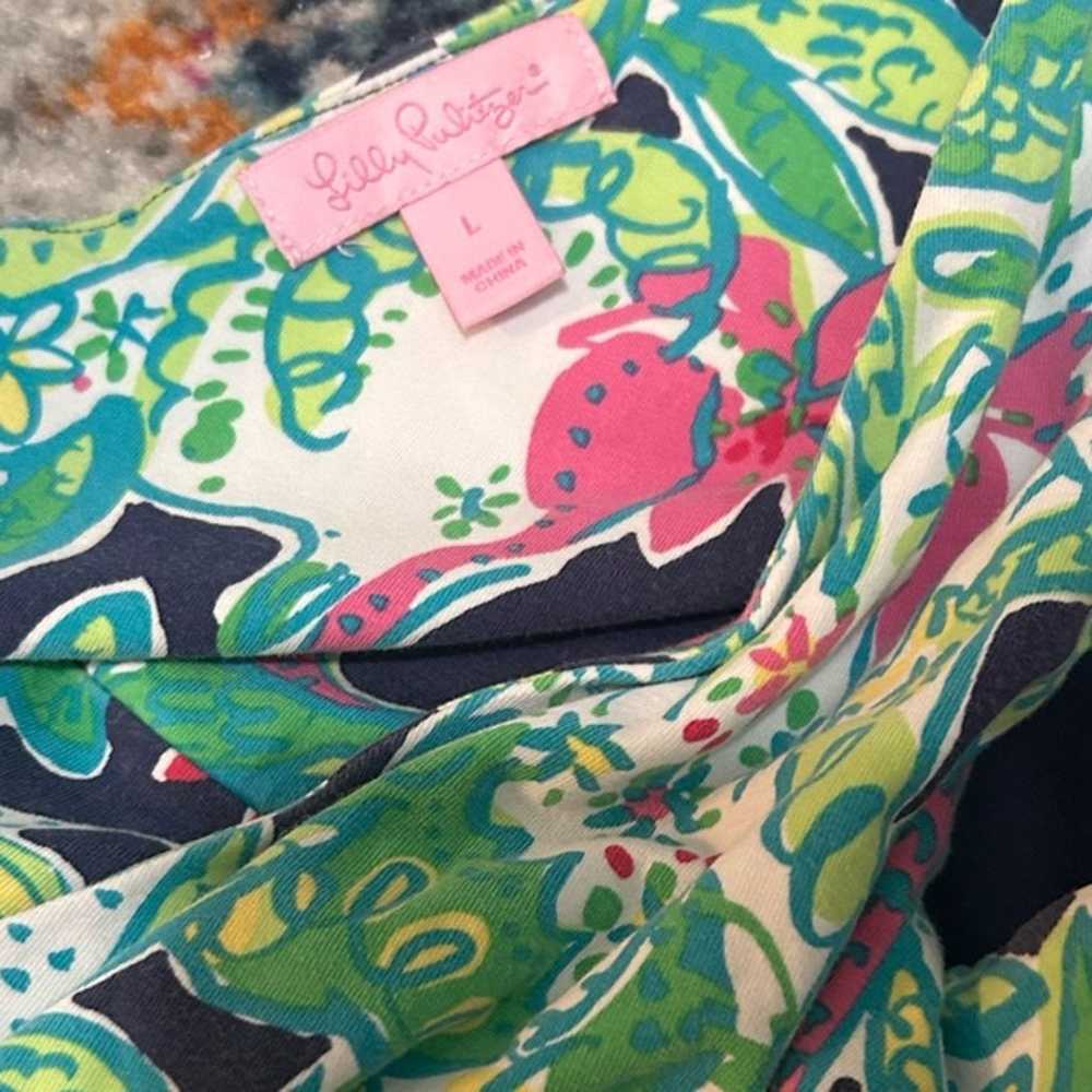 Lilly Pulitzer Adalee Floral Jersey Sleeveless Ma… - image 5