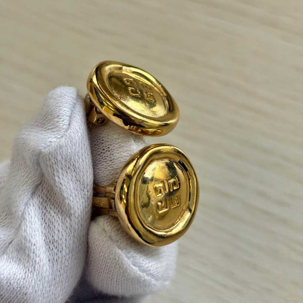 【Rare】GIVENCHY Vintage Logo Earrings - image 7