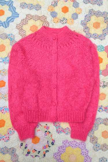 1960's Hot Pink Mohair Sweater Selected by Garbage