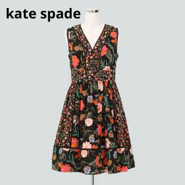 Kate Spade Flare One-Piece Dress Botanical Pattern