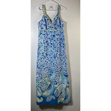 Womens Lilly Pulitzer Floral Paisley Waves Lined … - image 1