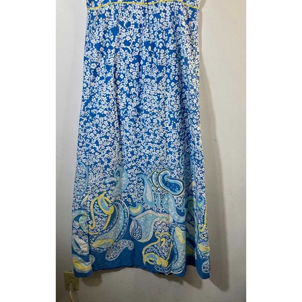 Womens Lilly Pulitzer Floral Paisley Waves Lined … - image 6