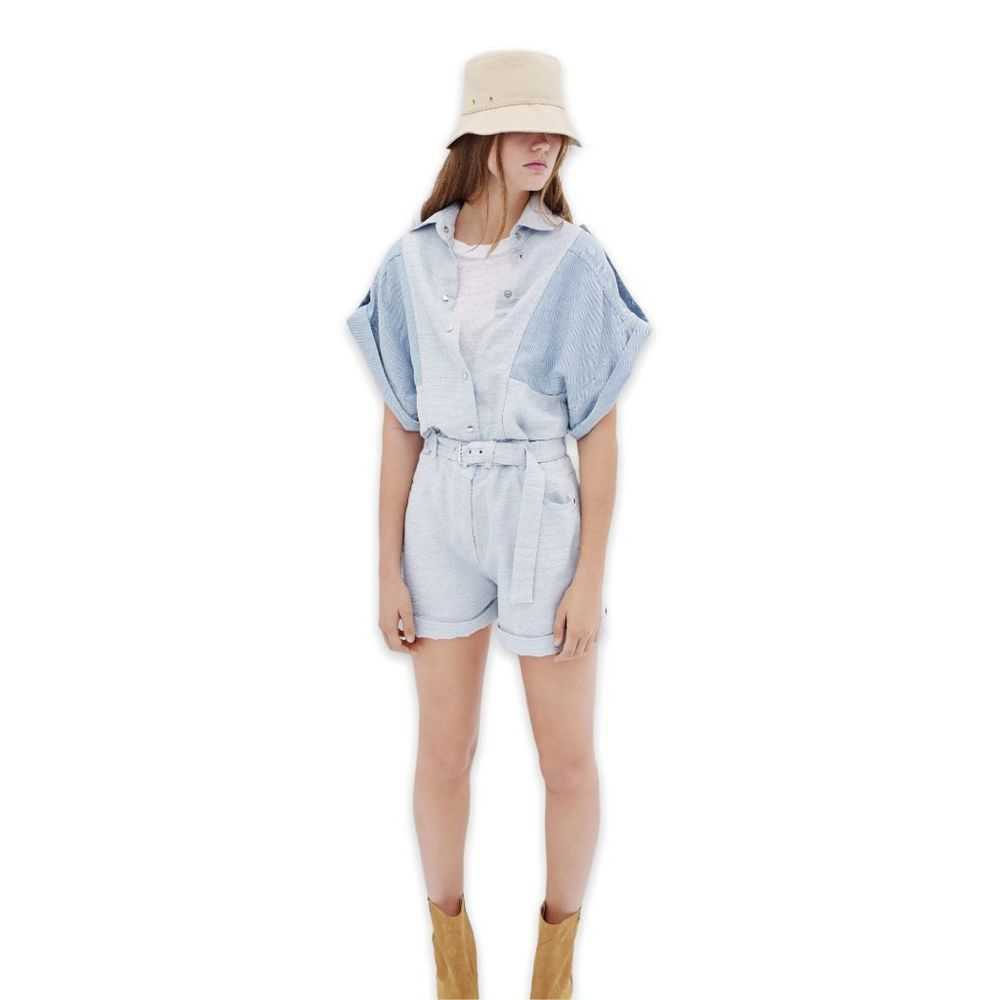 Iro IRO LANDEMON BICOLOUR DENIM JUMPSUIT XXS-XS - image 2