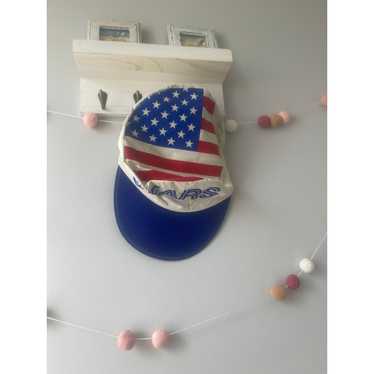 Sears Vintage Sears American Flag Painter Hat Cap - image 1