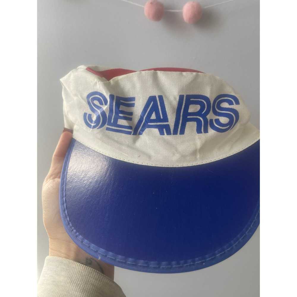 Sears Vintage Sears American Flag Painter Hat Cap - image 2