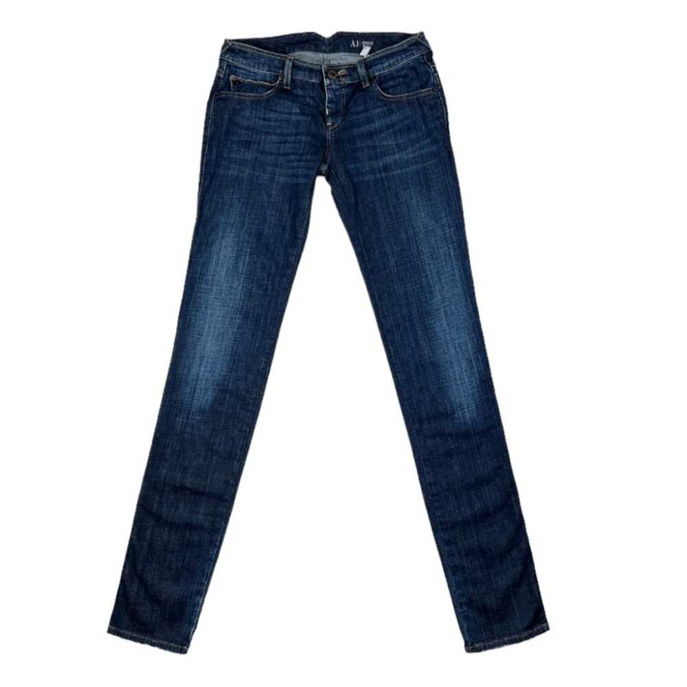 Armani Armani Jeans in Blue Skinny-Leg Denim | Si… - image 1