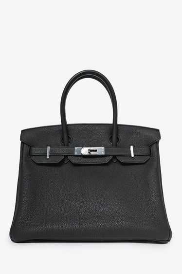 Hermès 2017 Black Togo Leather Birkin 30 PHW - image 1