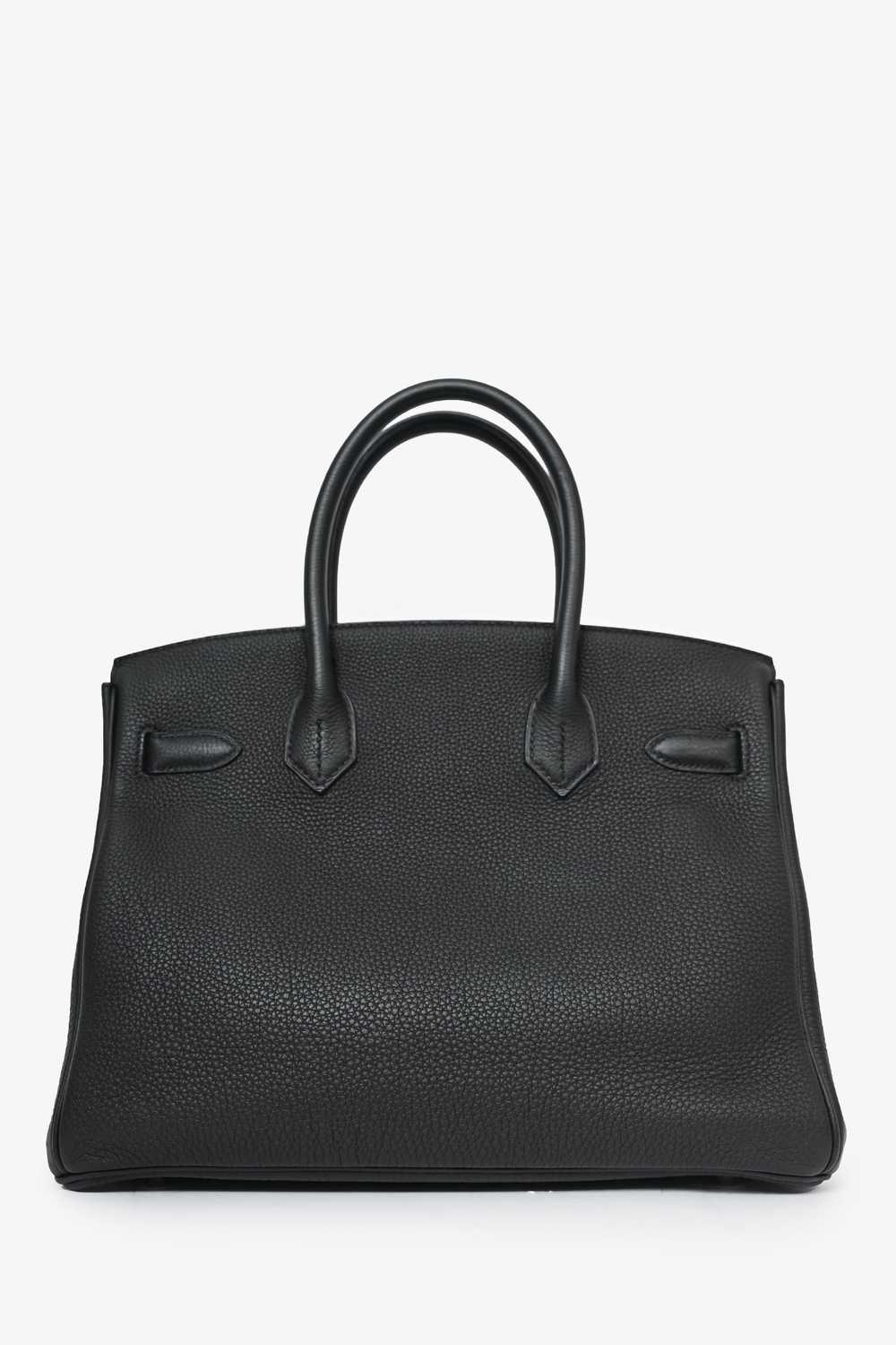 Hermès 2017 Black Togo Leather Birkin 30 PHW - image 2