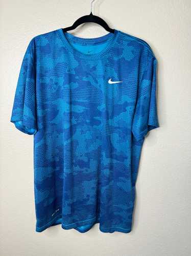 Nike Nike Dri-Fit Men's Blue Short Sleeve Shirt