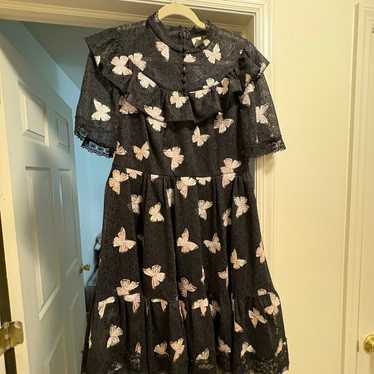 Kate Spade Embroidered Butterfly Dress