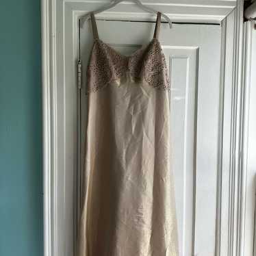 Loralie Vintage Champagne Gold Formal Dress