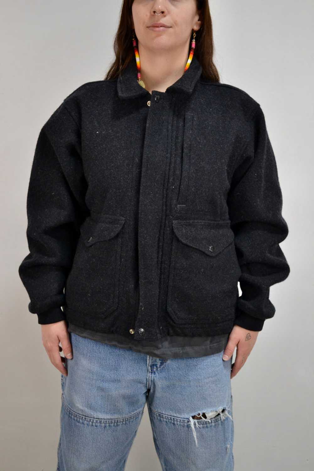 Filson Black Wool Bomber - image 1